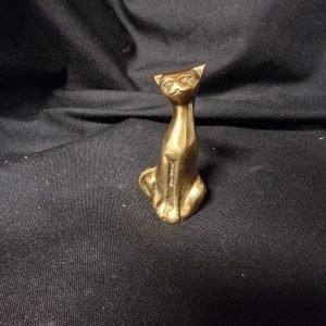 Vintage messing katje.